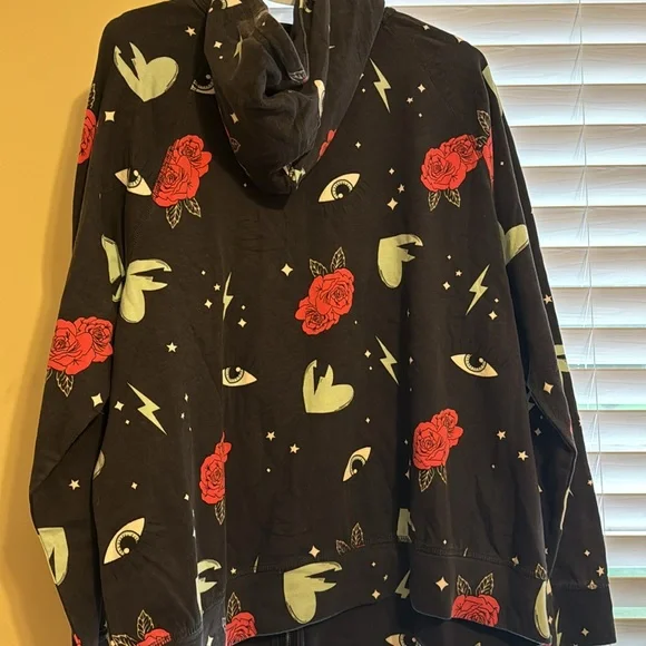 NWT Torrid Grey Drama Toss Everyday Zip Hoodie Size 2X - Picture 6 of 6